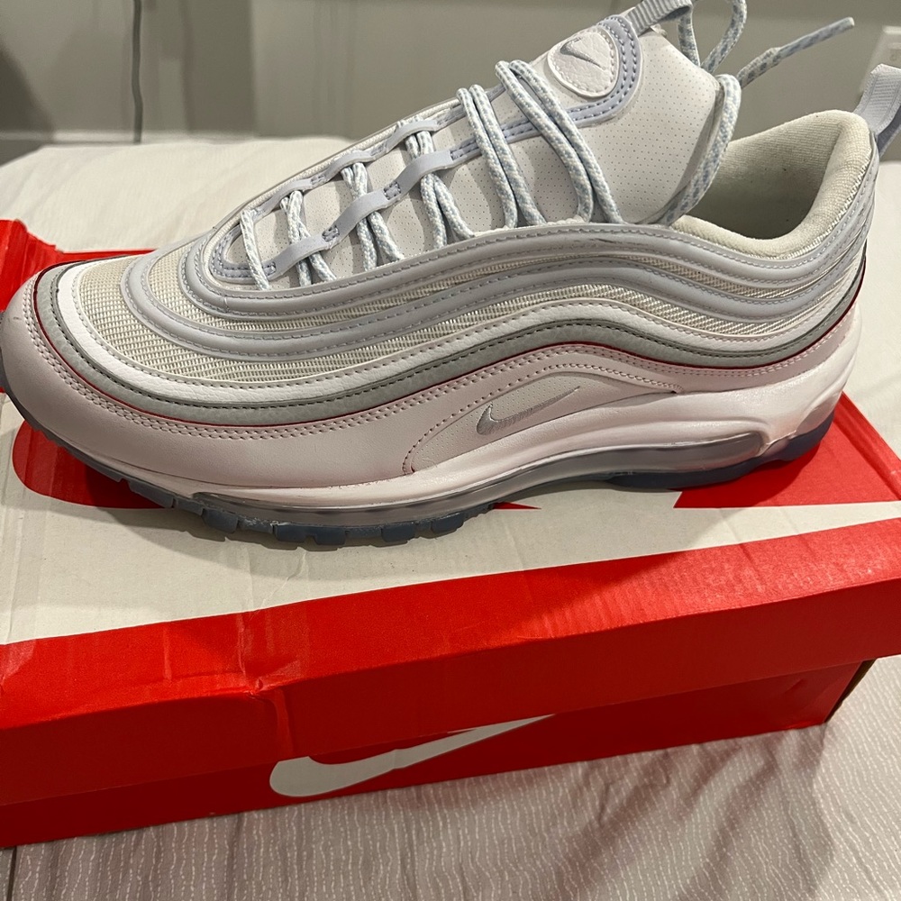 Nike Air Max 97 White Gray Sneakers